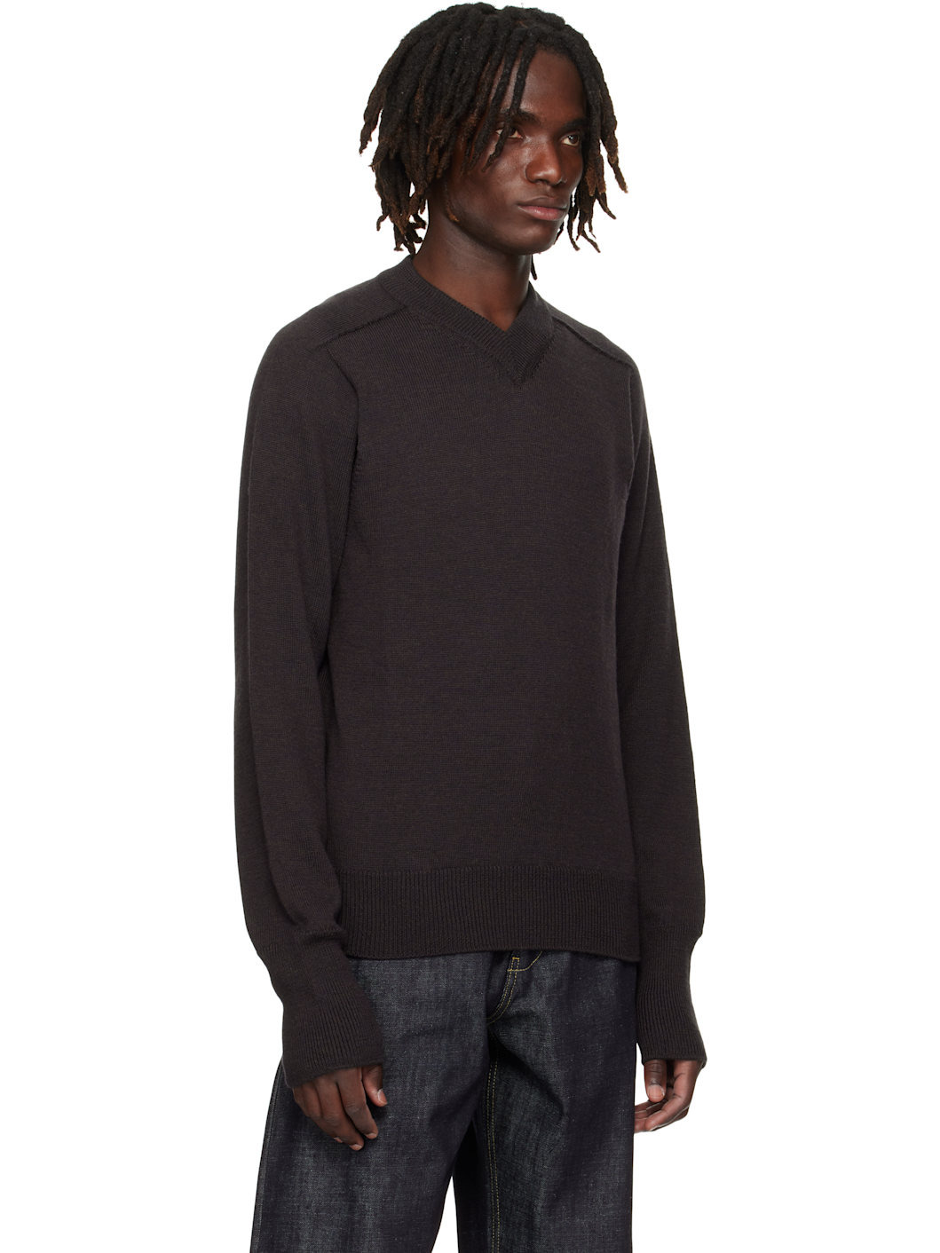 Brown Inverness Sweater - 2
