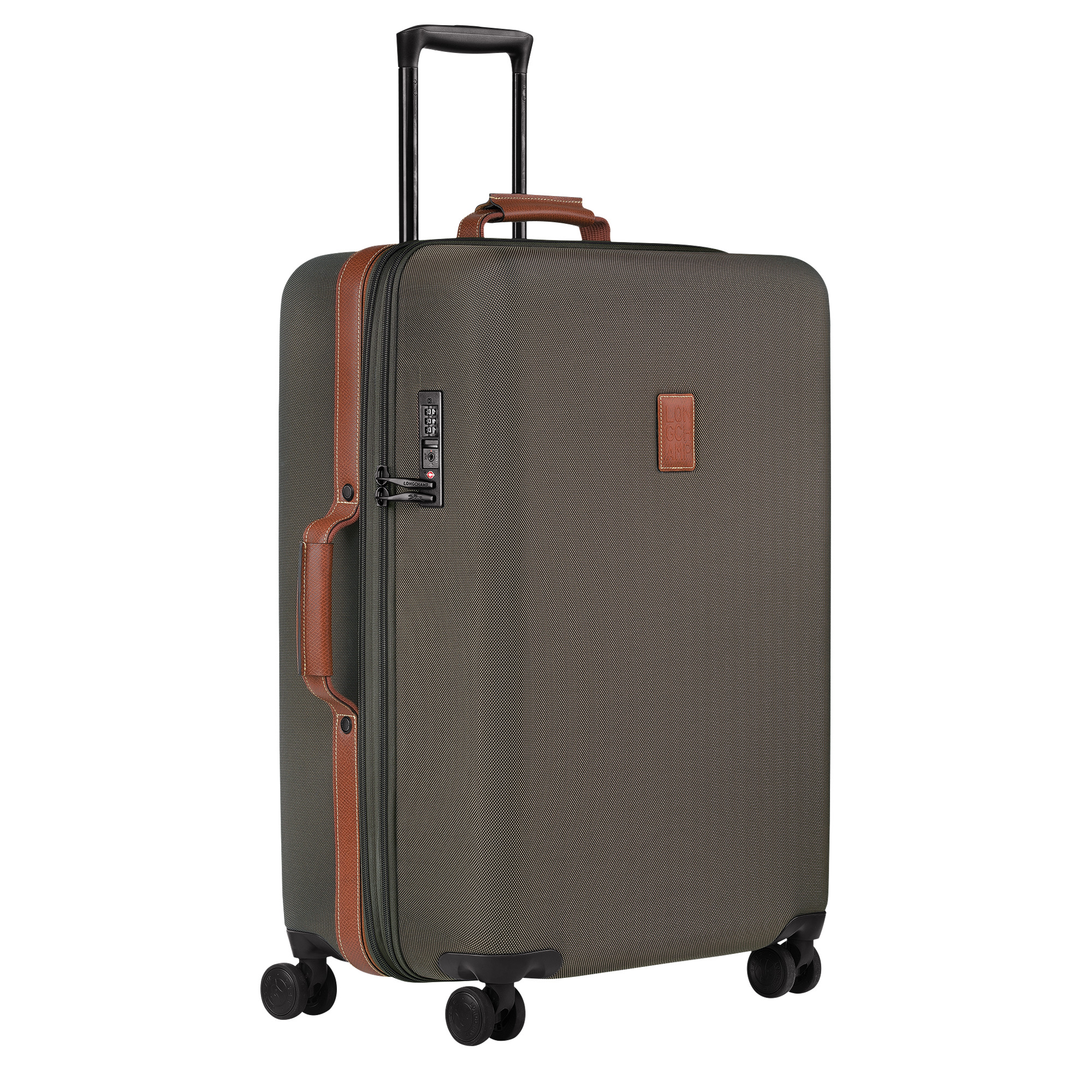 Boxford L Suitcase Brown - Recycled canvas - 3