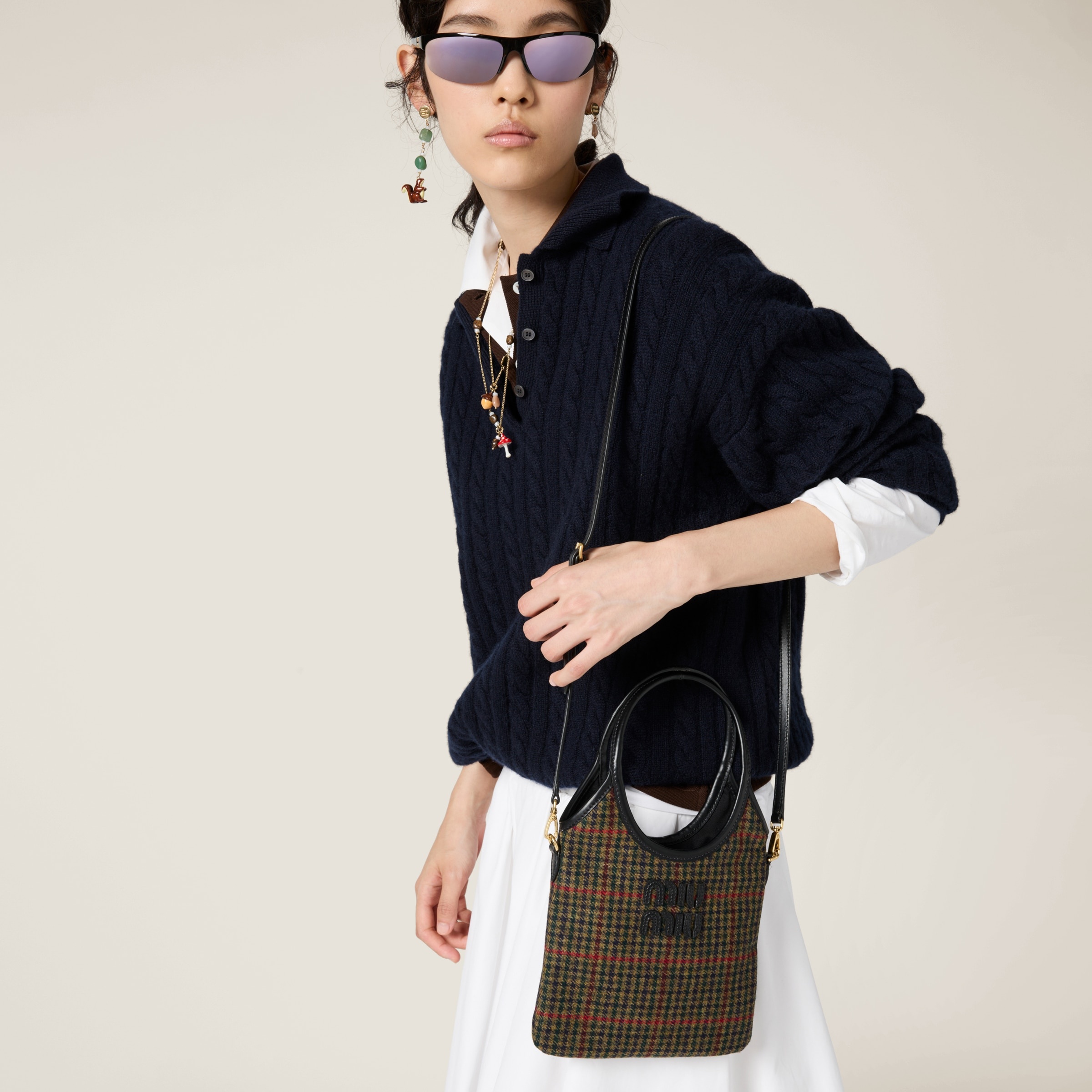 IVY tartan handbag - 5