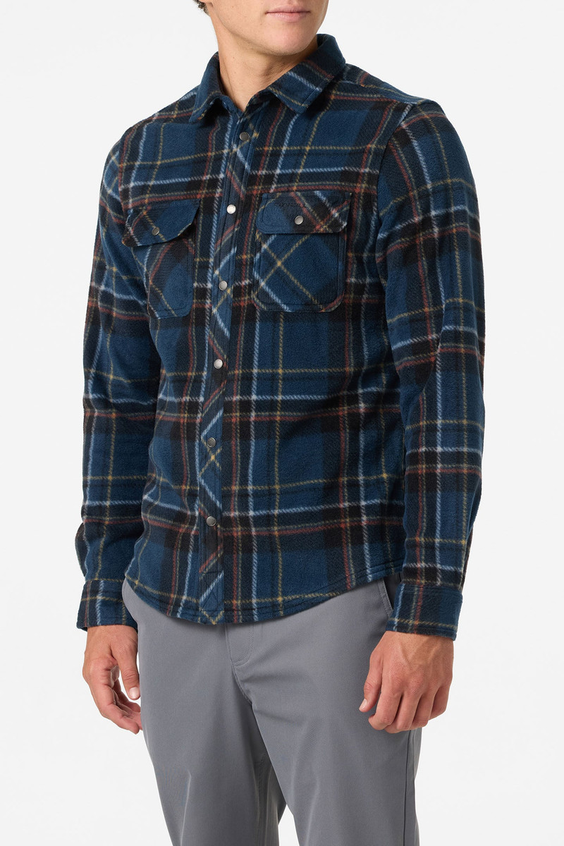 Glacier Plaid Superfleece Standard Fit Long Sleeve Shirt 6