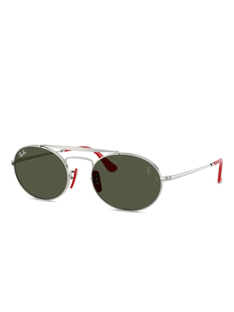 Ray-Ban oval-frame sunglasses outlook