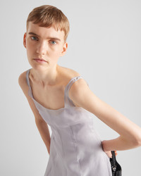 【プラダ・PRADA】Re-Edition 1995 organza dress Prada Re-Edition 1995 Organza Dress | Purple | FARFETCH