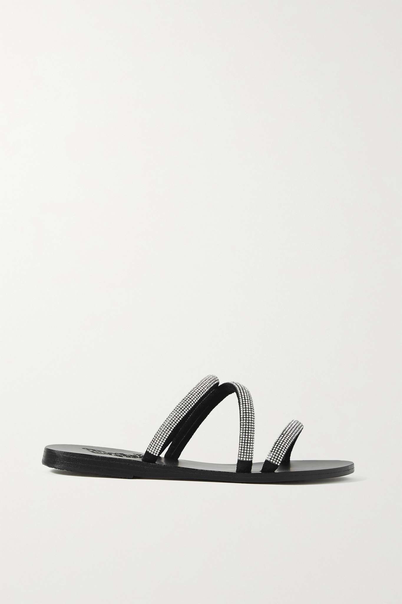 Polytimi Diamante crystal-embellished suede sandals - 5