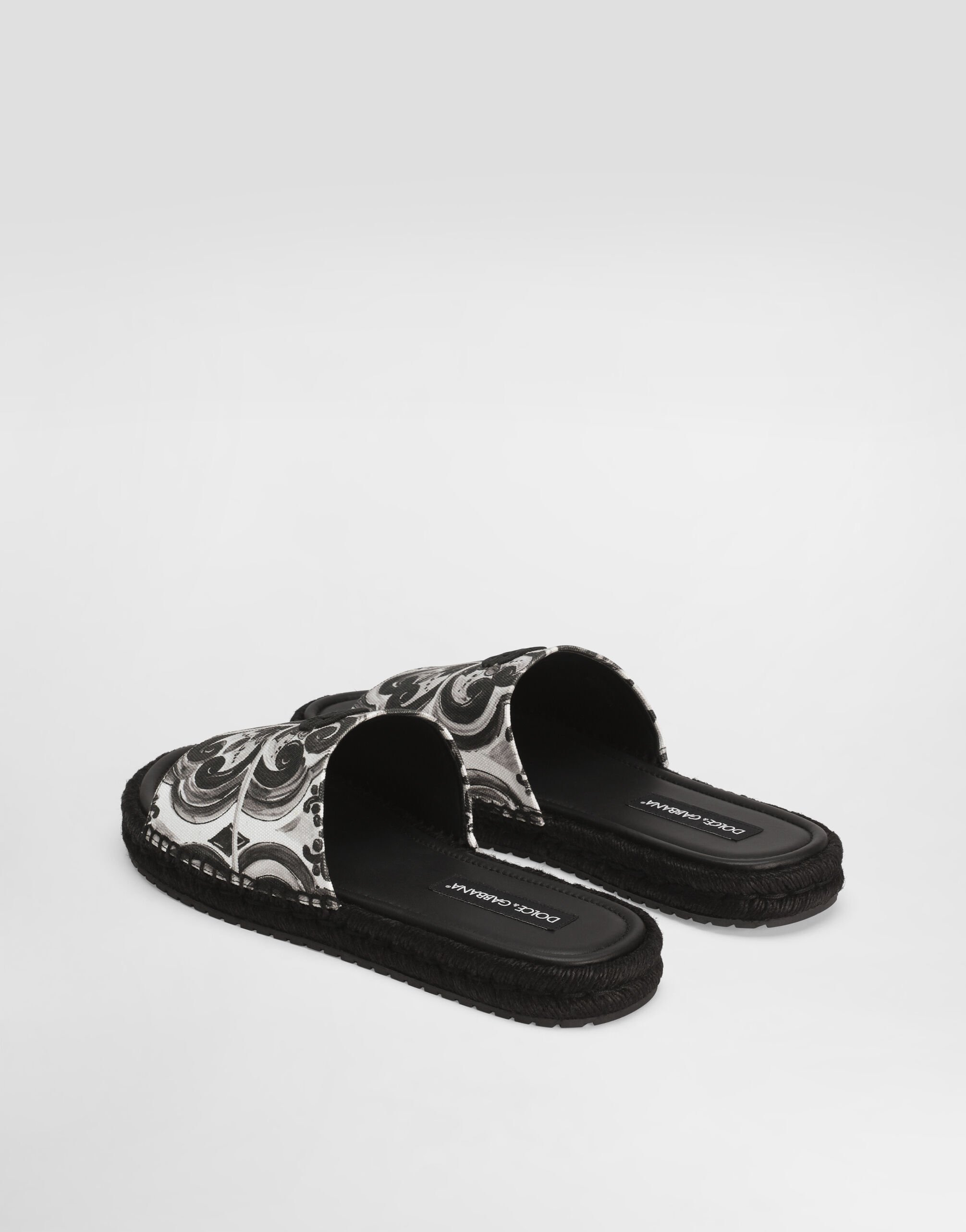 Majolica-print canvas espadrille sandal - 3