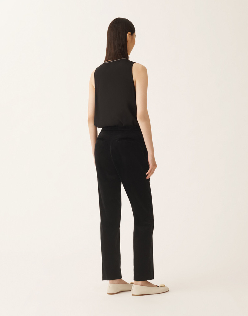 Montefalco trousers in velvet 4