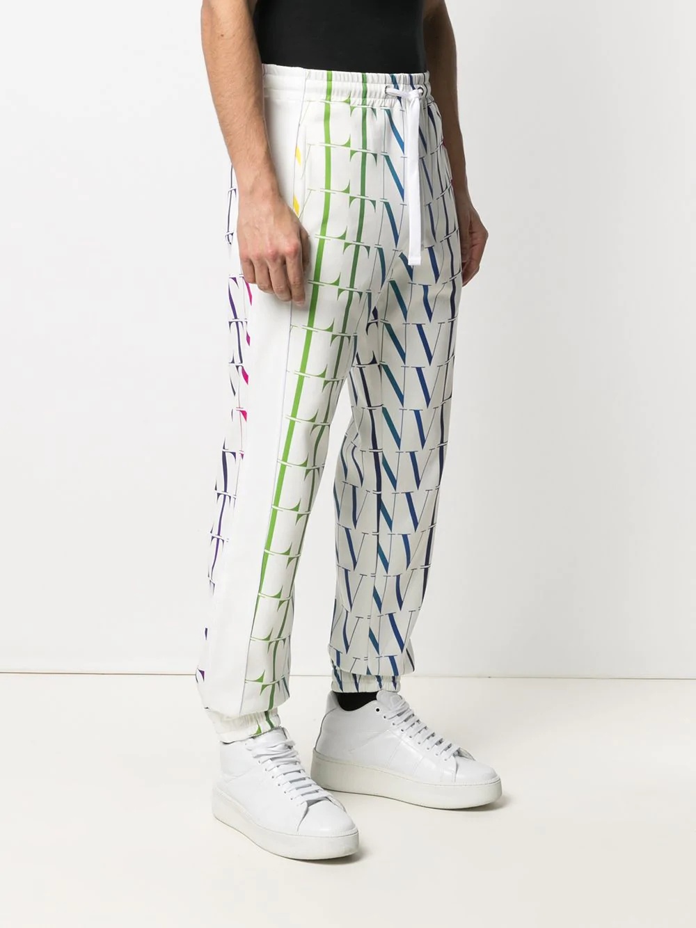 logo-print track pants - 3