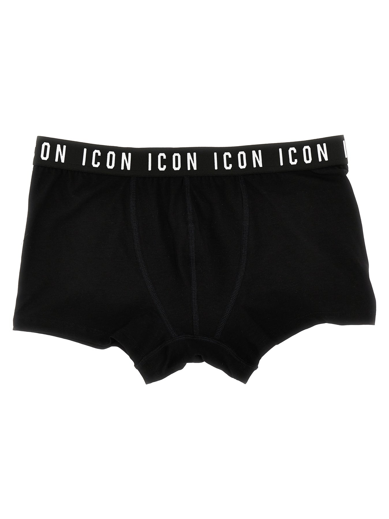 Logo Boxer Shorts Underwear, Body Black - 1