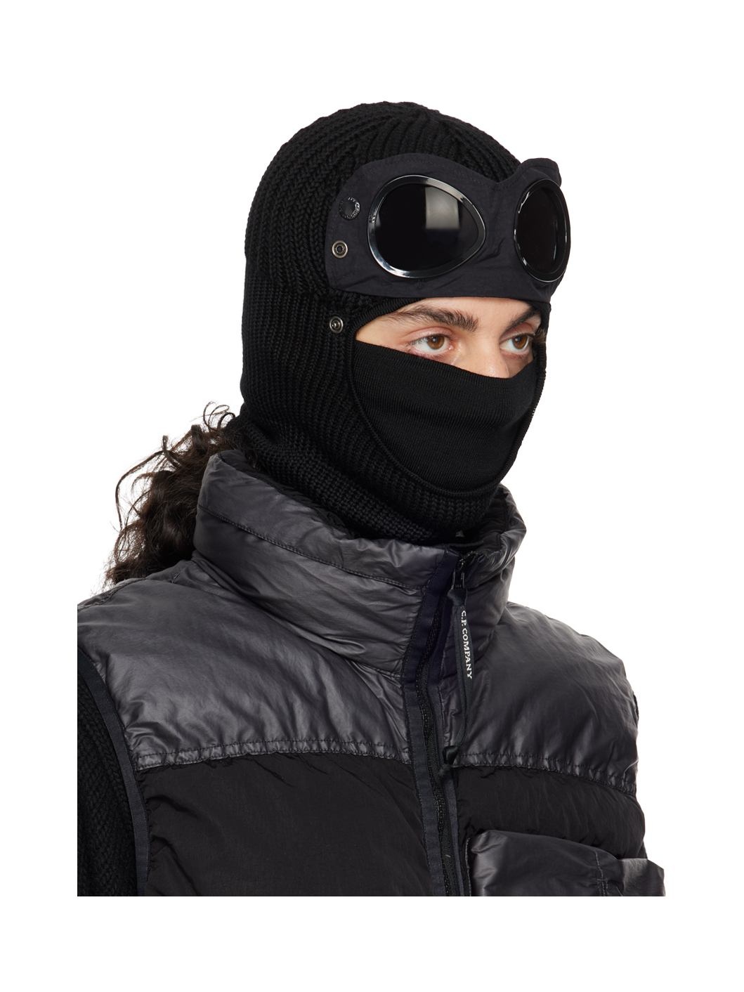 Black Goggle Balaclava - 2