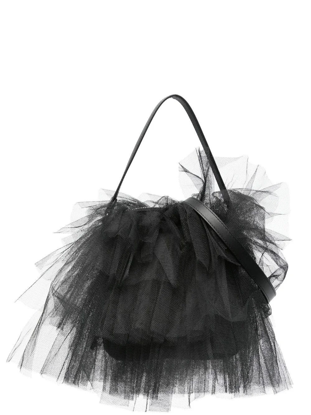 ruffled mini bag - 1