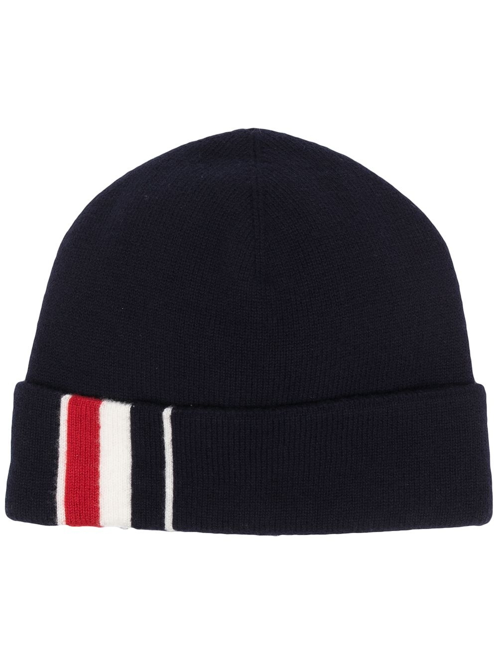 stripe detail merino beanie - 1