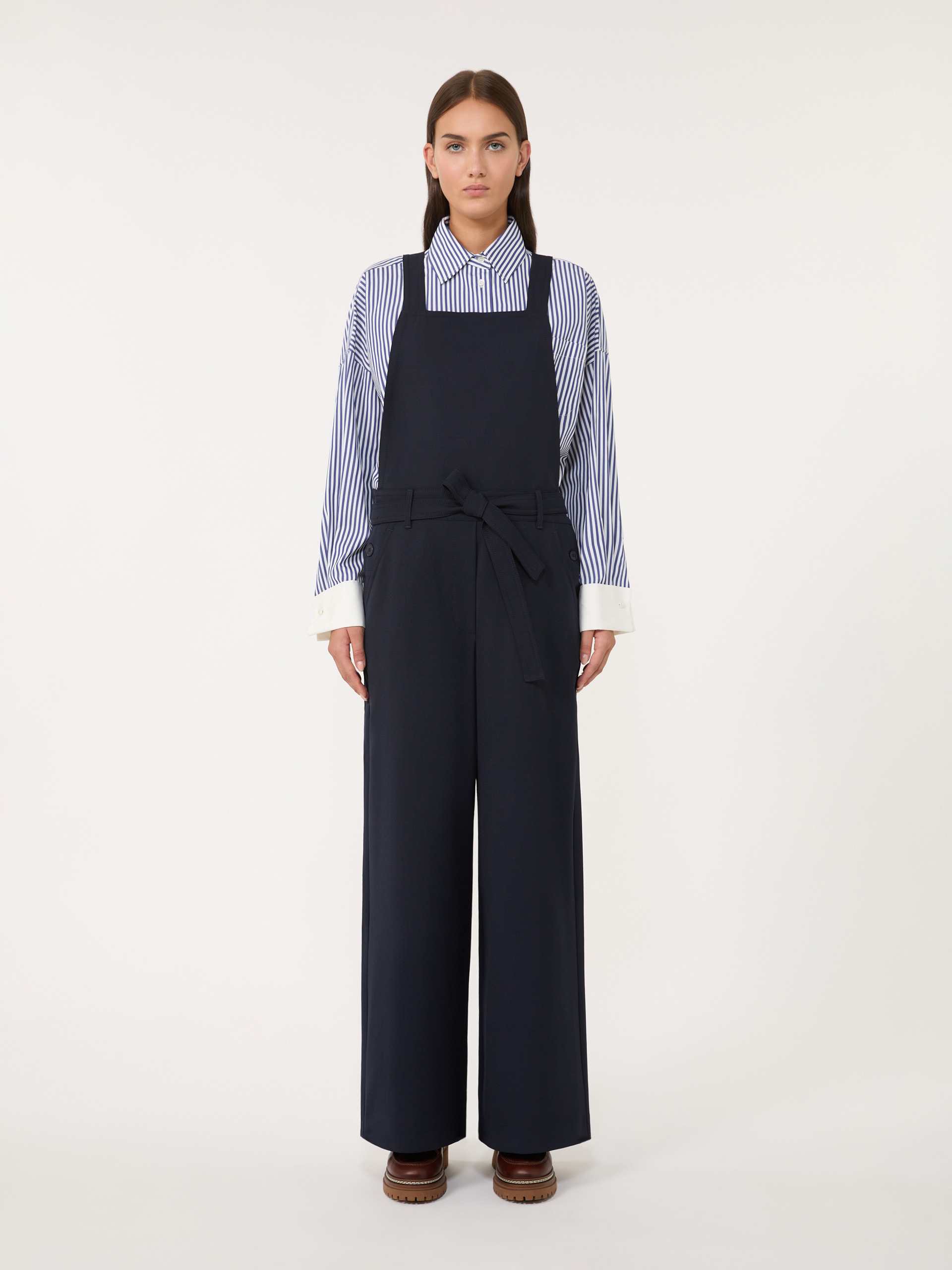 DULA Gabardine wool dungarees - 3