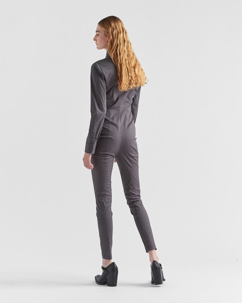 Stretch poplin jumpsuit 5