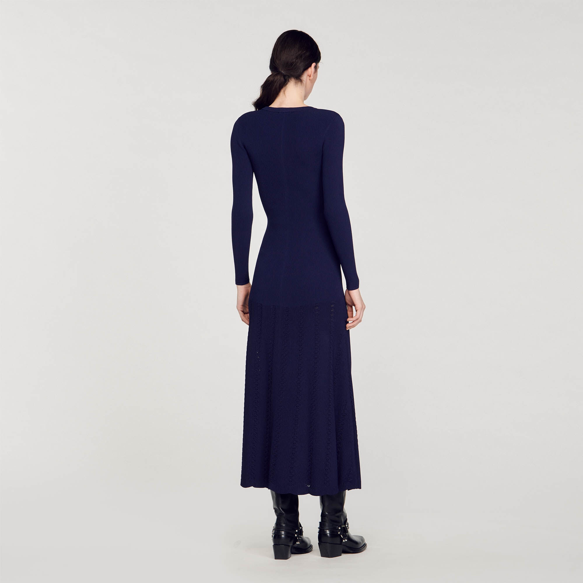 KNIT MIDI DRESS - 6