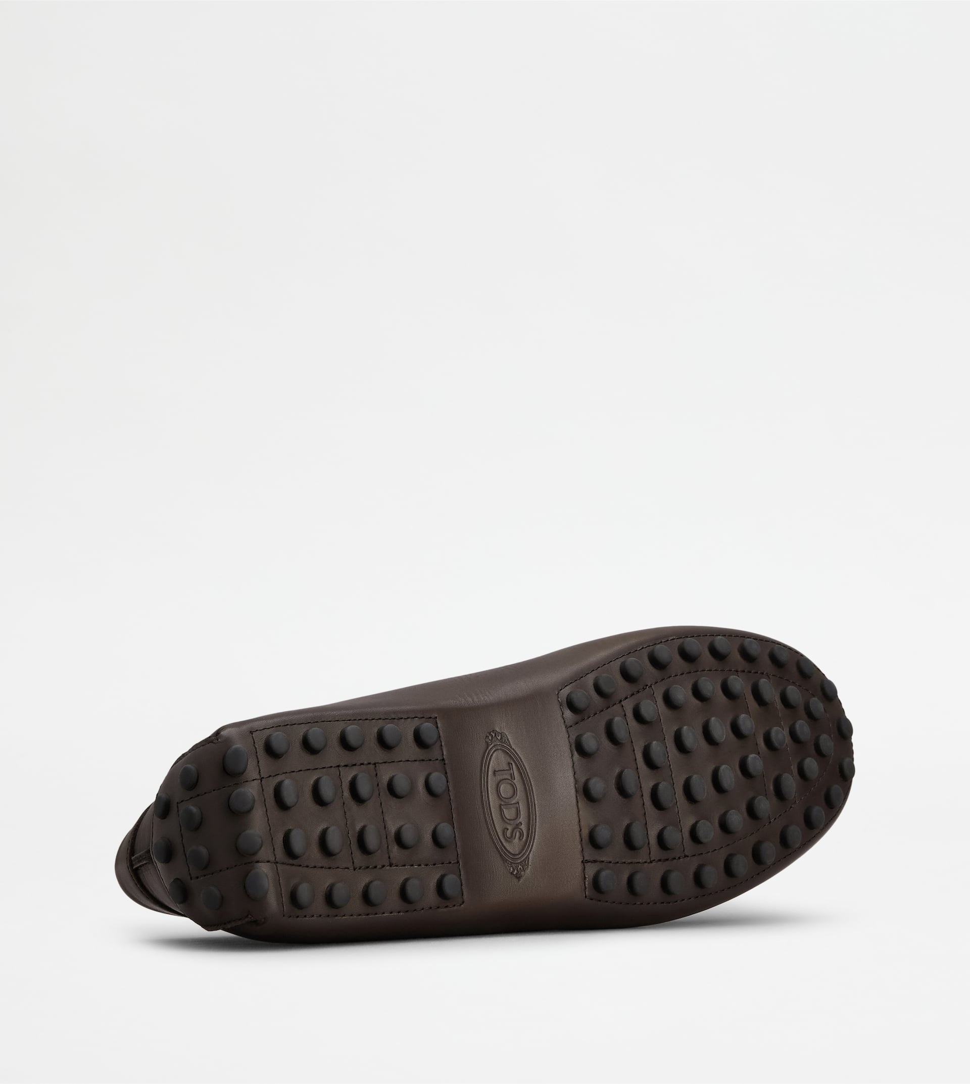 GOMMINO DRIVING SHOES IN LEATHER - BROWN - 4