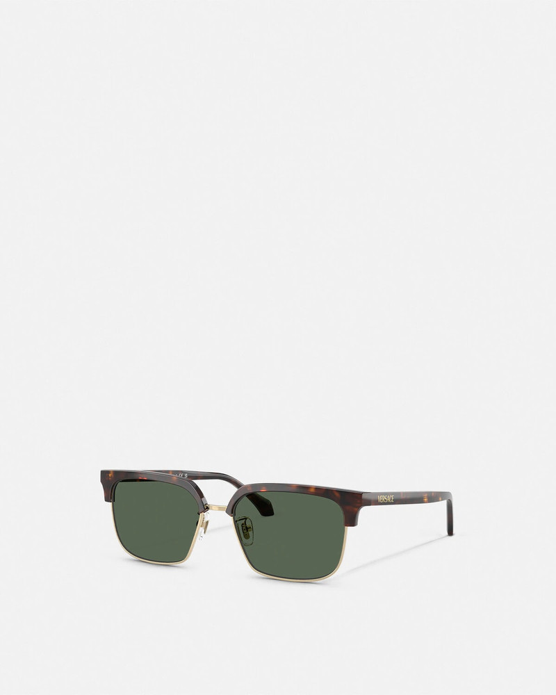 Signature Low-Bridge Squared Sunglasses - 1