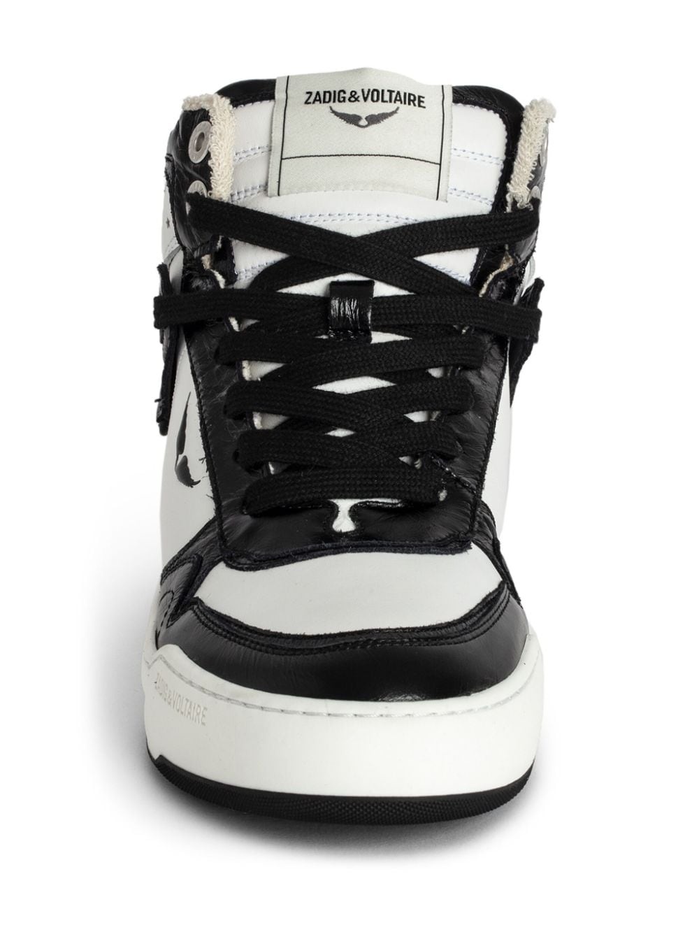 【関税込み】Fly Wings Sneakers - Zadig & Voltaire - Leather Zadig & Voltaire Wings high-top sneakers | REVERSIBLE