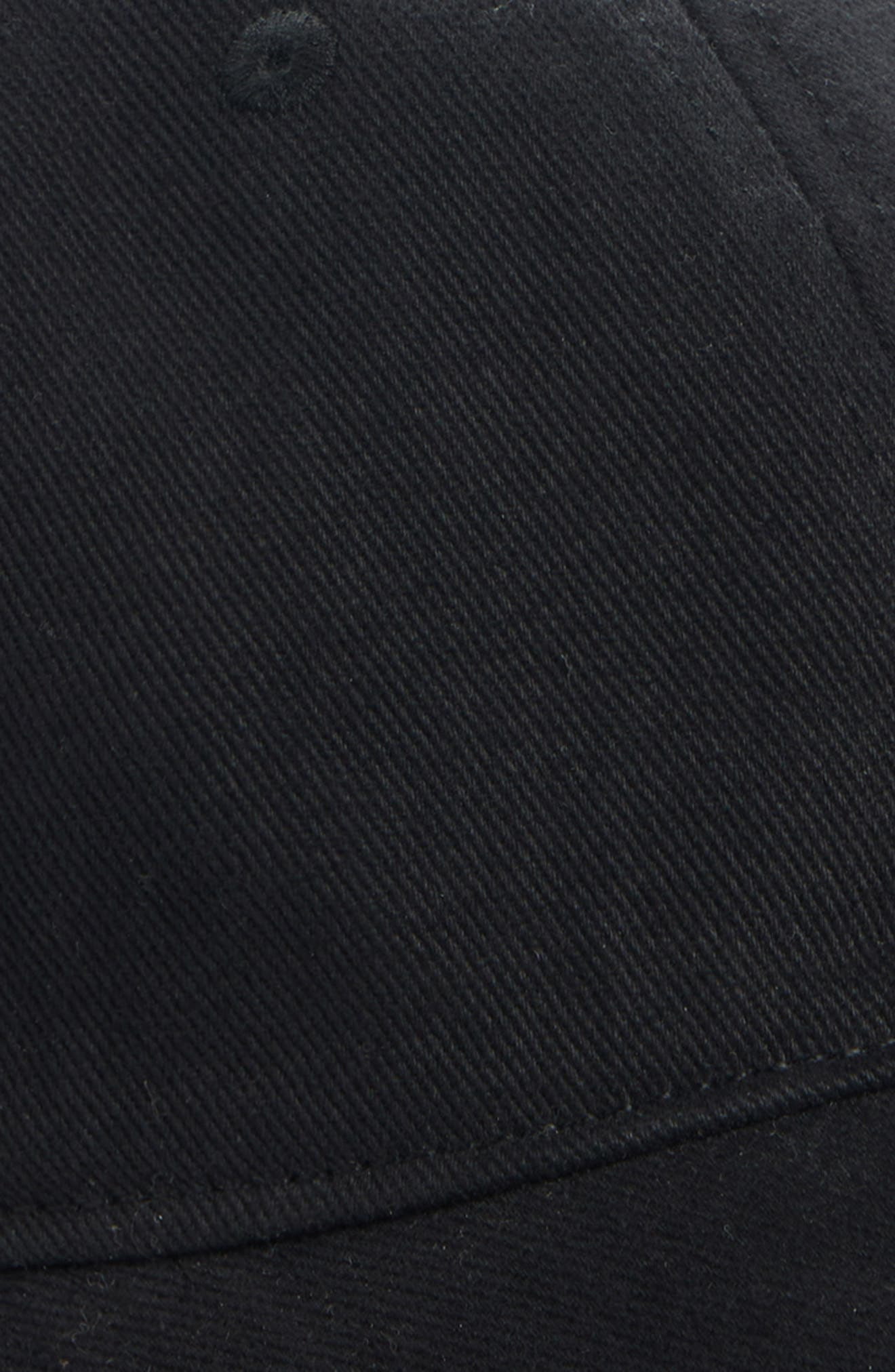 Acne Studios Carliy Embroidered Back Logo Adjustable Baseball Cap in Black at Nordstrom - 4