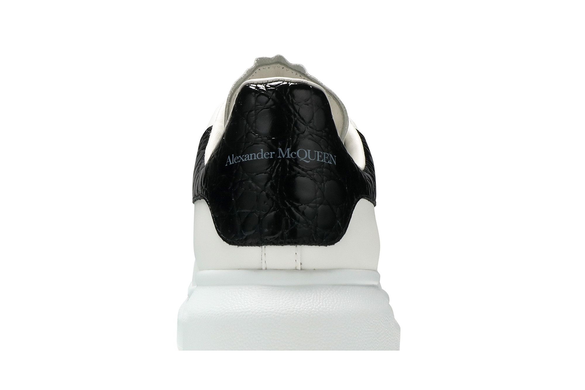 Alexander McQueen Oversized Sneaker 'Black Crocodile' - 7