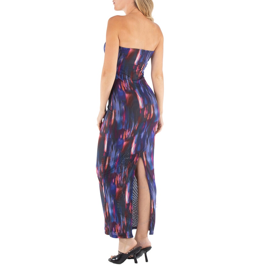 Rotate Multicolor Printed Maxi Tube Dress - 6