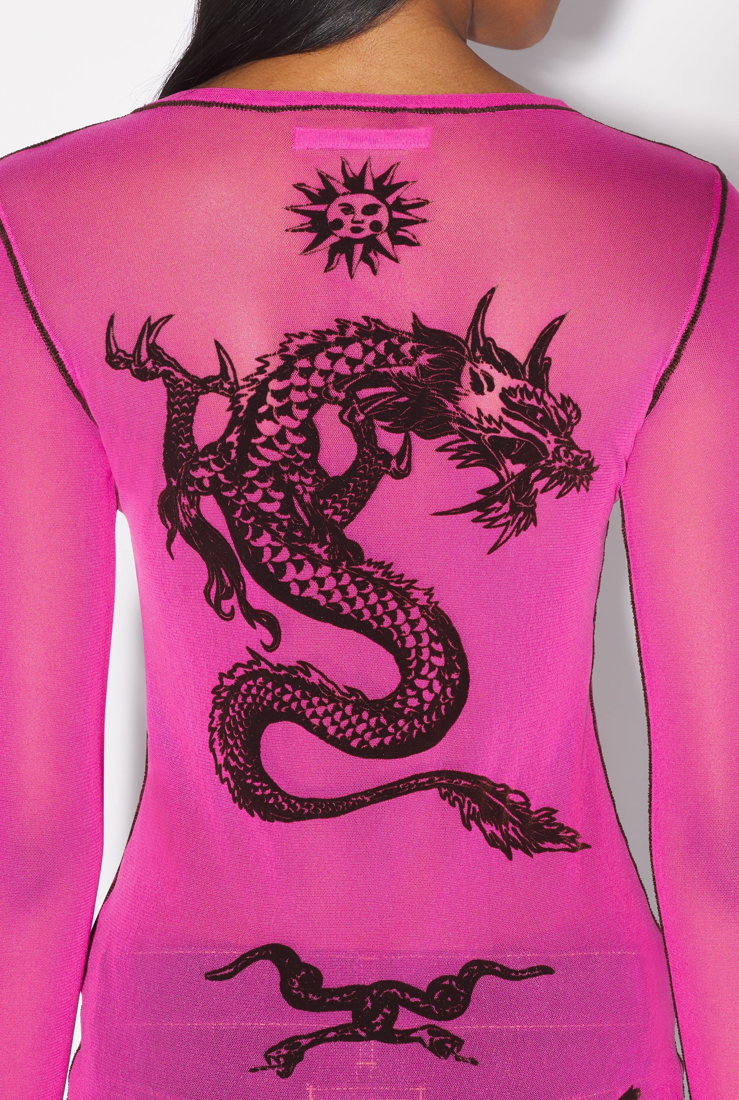 THE PINK SAFE SEX TATTOO TOP - 5