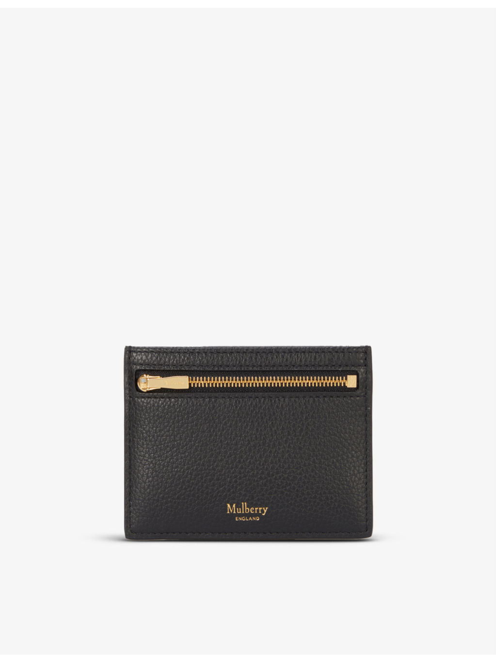 Zipped leather card holder - 1