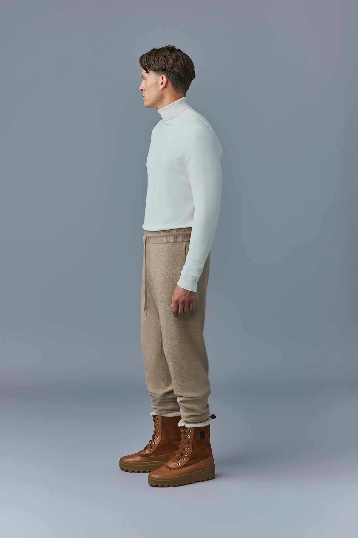 HARRISON Cashmere-blend sweatpants - 3