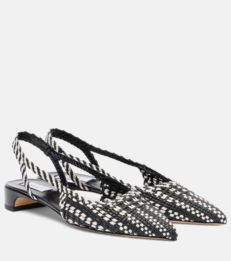 Gabriela Hearst Perro 25 짠 가죽 Slingback 펌프 1