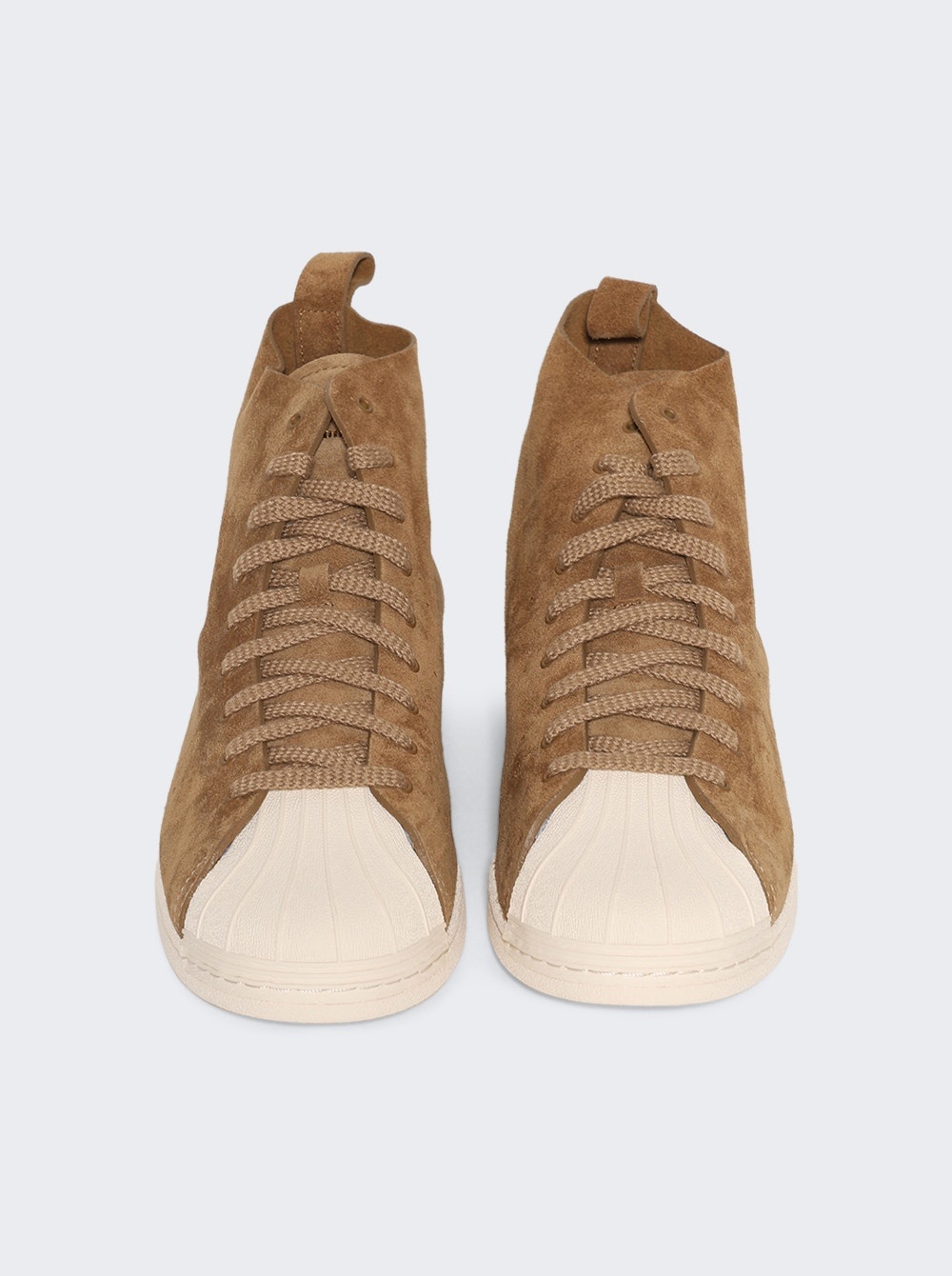 X Wales Bonner Superstar Hi Sneakers Bronze Brown - 5