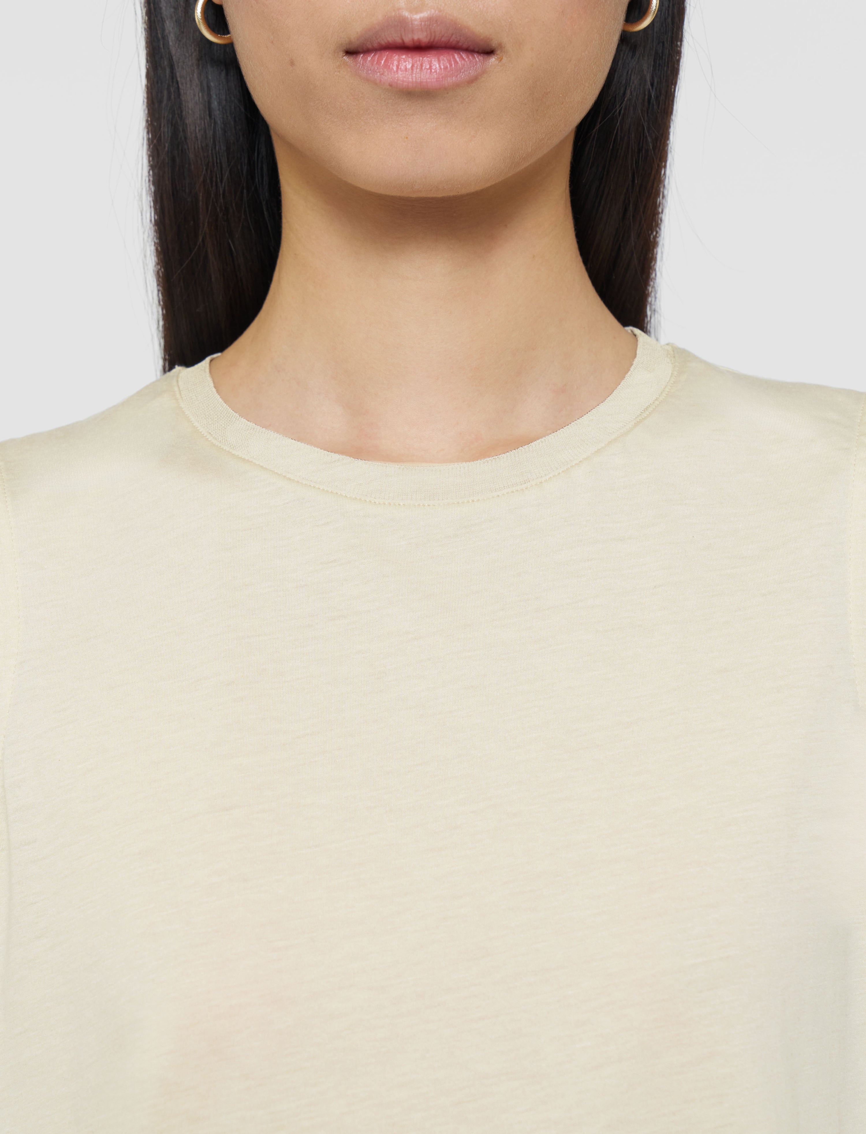 Cotton Silk Jersey Tank Top - 5