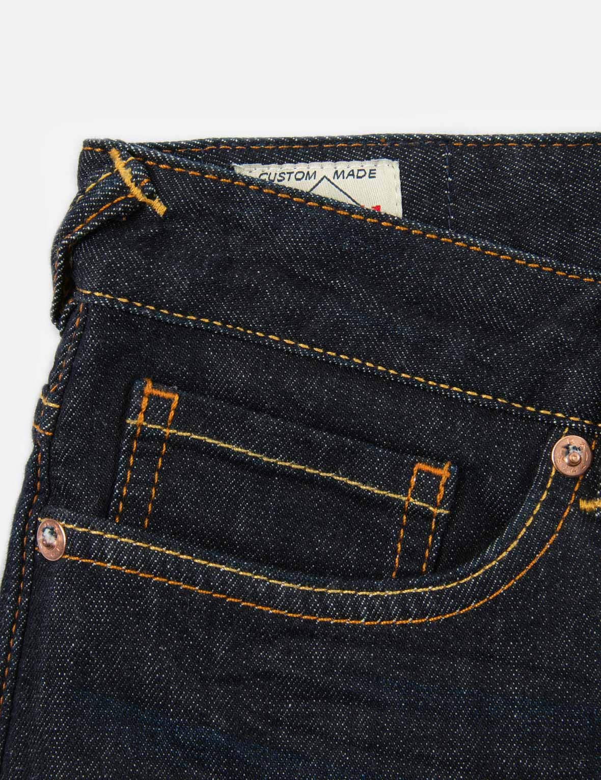 SEAGULL AND LOGO PRINT SLIM FIT JEANS - 8
