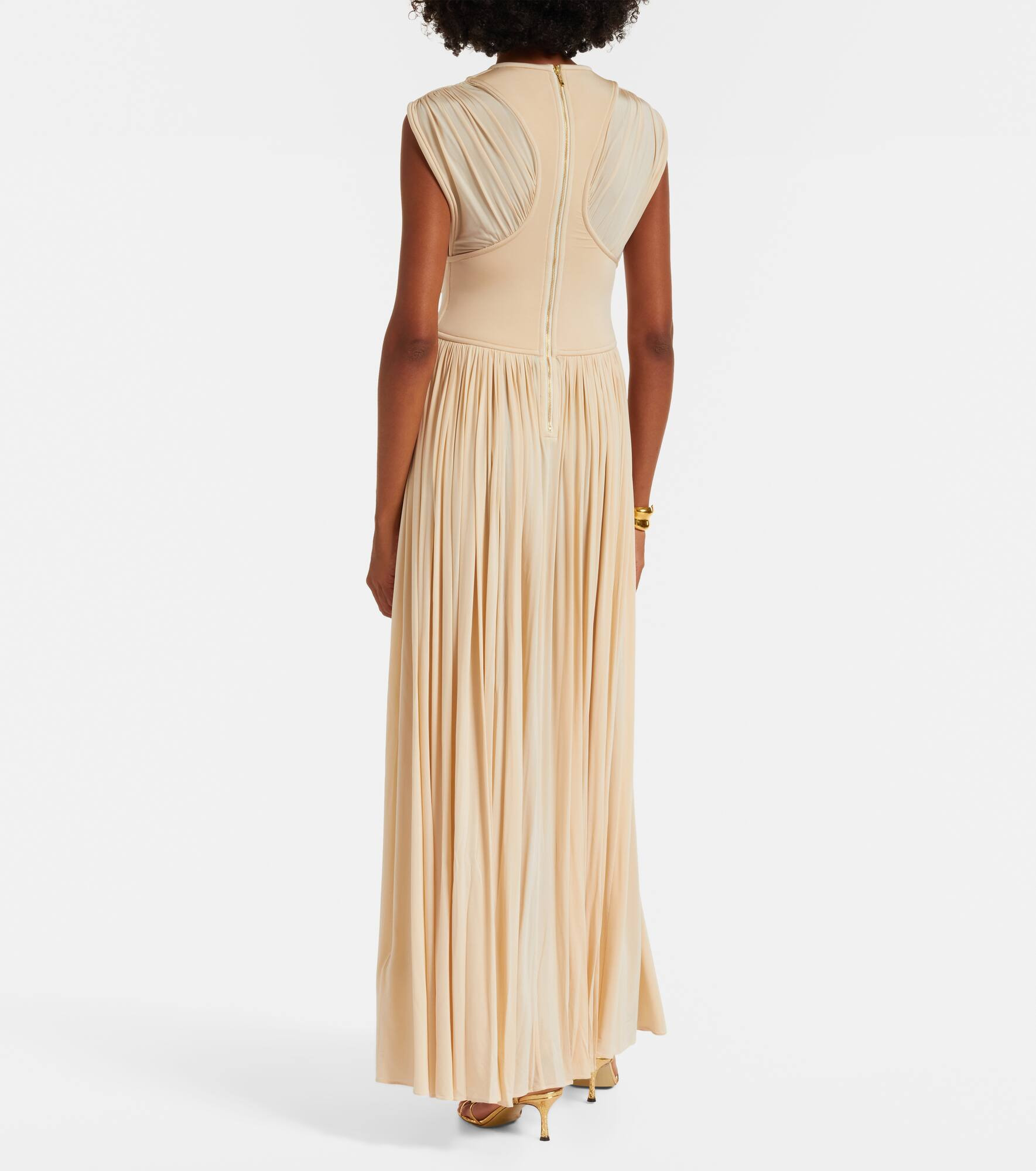 Hypnotic pleated maxi dress - 3