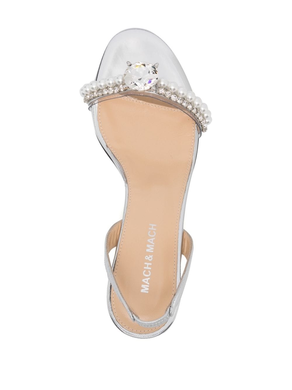 Diamond Of Elizabeth 55mm metallic sandals - 4