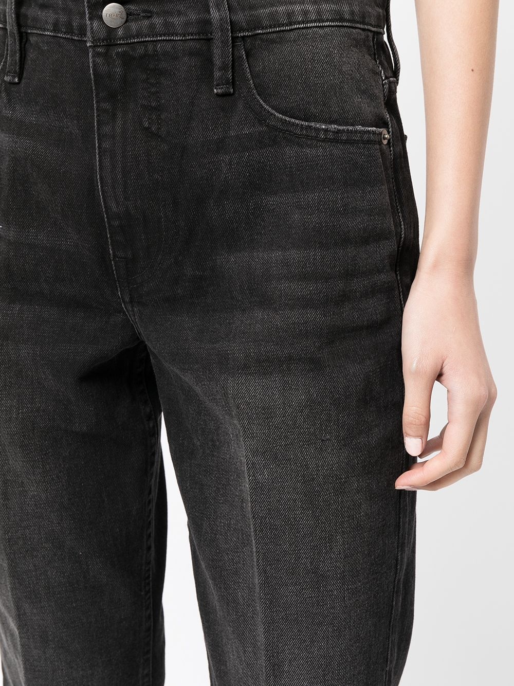 high-rise straight leg jeans - 5