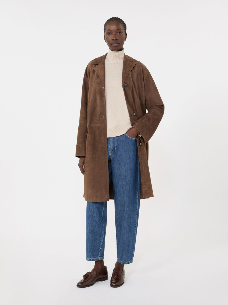 'S Max Mara Cotton denim candle-leg jeans - MIDNIGHTBLUE outlook