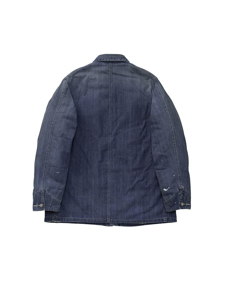 SS COVERALL DOWN DMGD INDIGO - 2