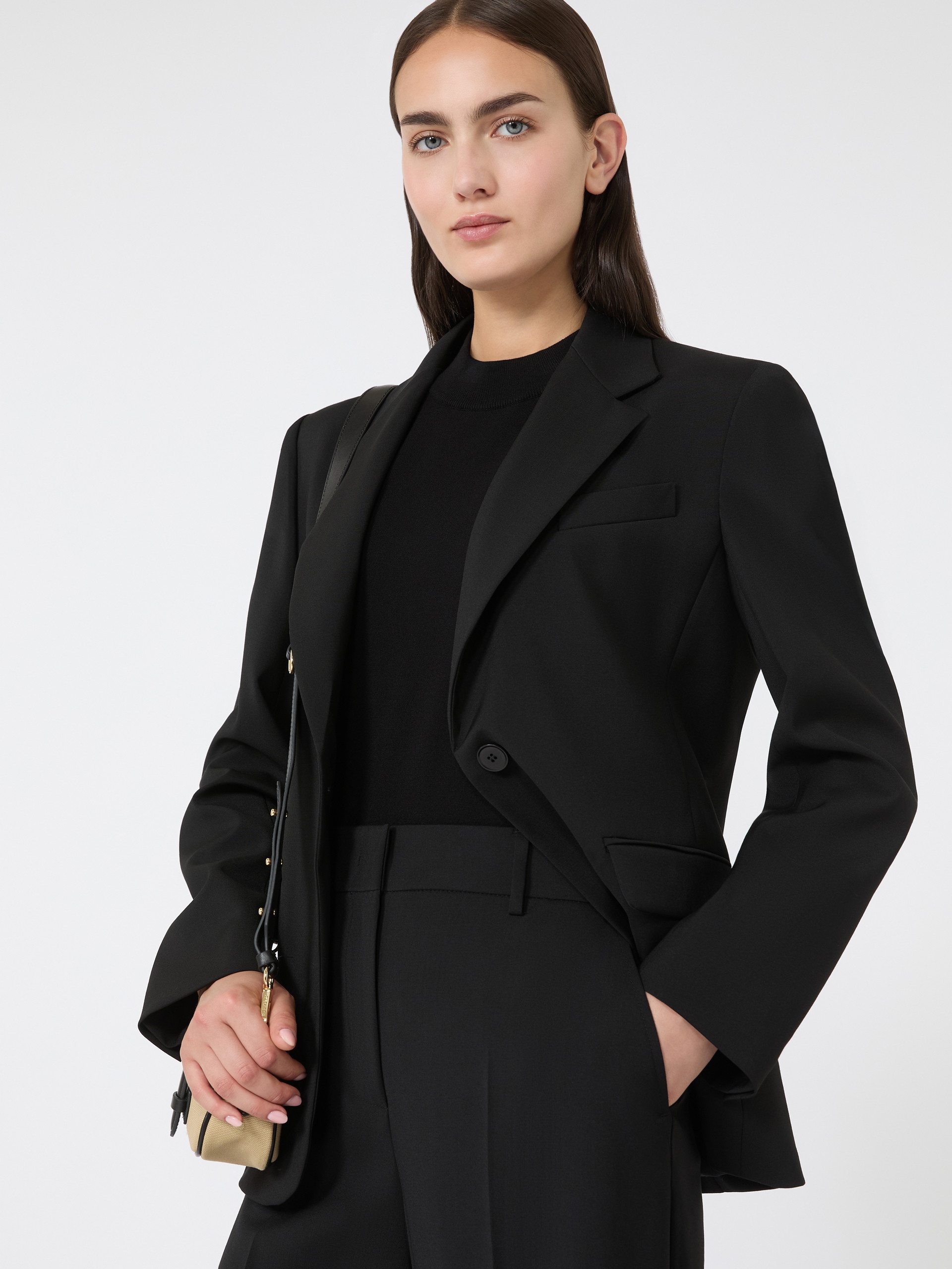 LAMINE Natural stretch wool blazer - 5