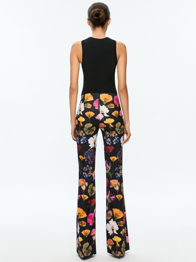 Alice + Olivia RMP BACK ZIP BOOTCUT PANT outlook