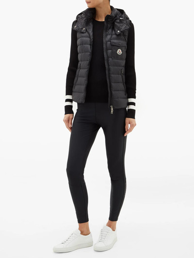 Moncler Ribbed intarsia-knitted sweater outlook