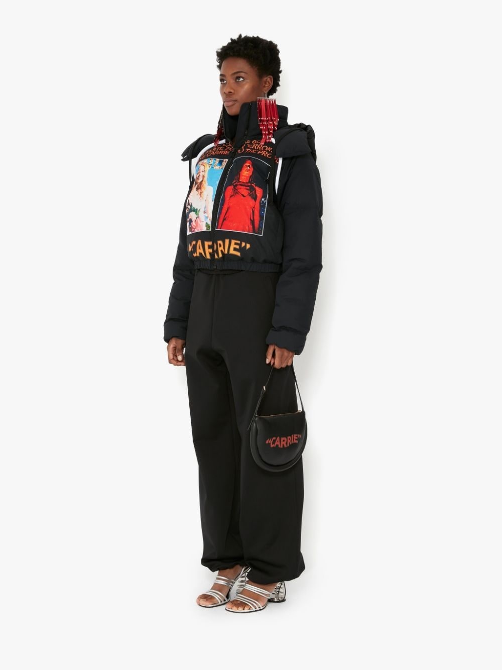 CARRIE - POSTER PRINT PUFFA JACKET - 3