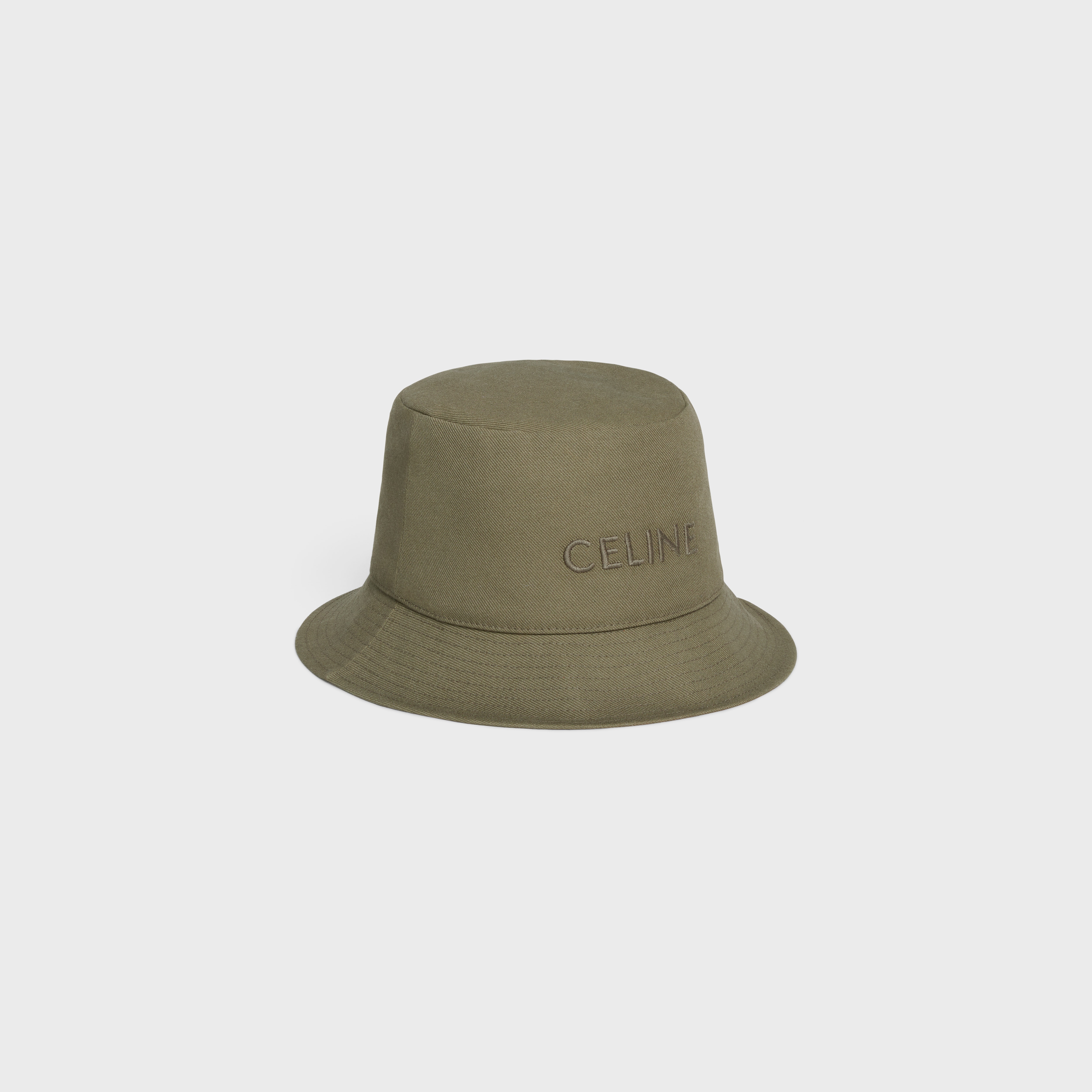 Celine bucket hat in thick cotton twill - 2
