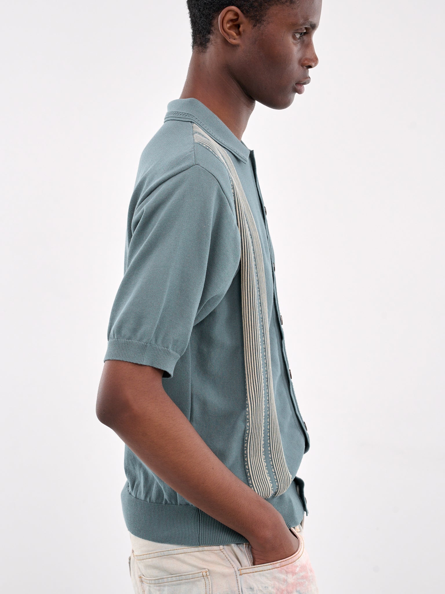 Knit Polo Sweater - 5