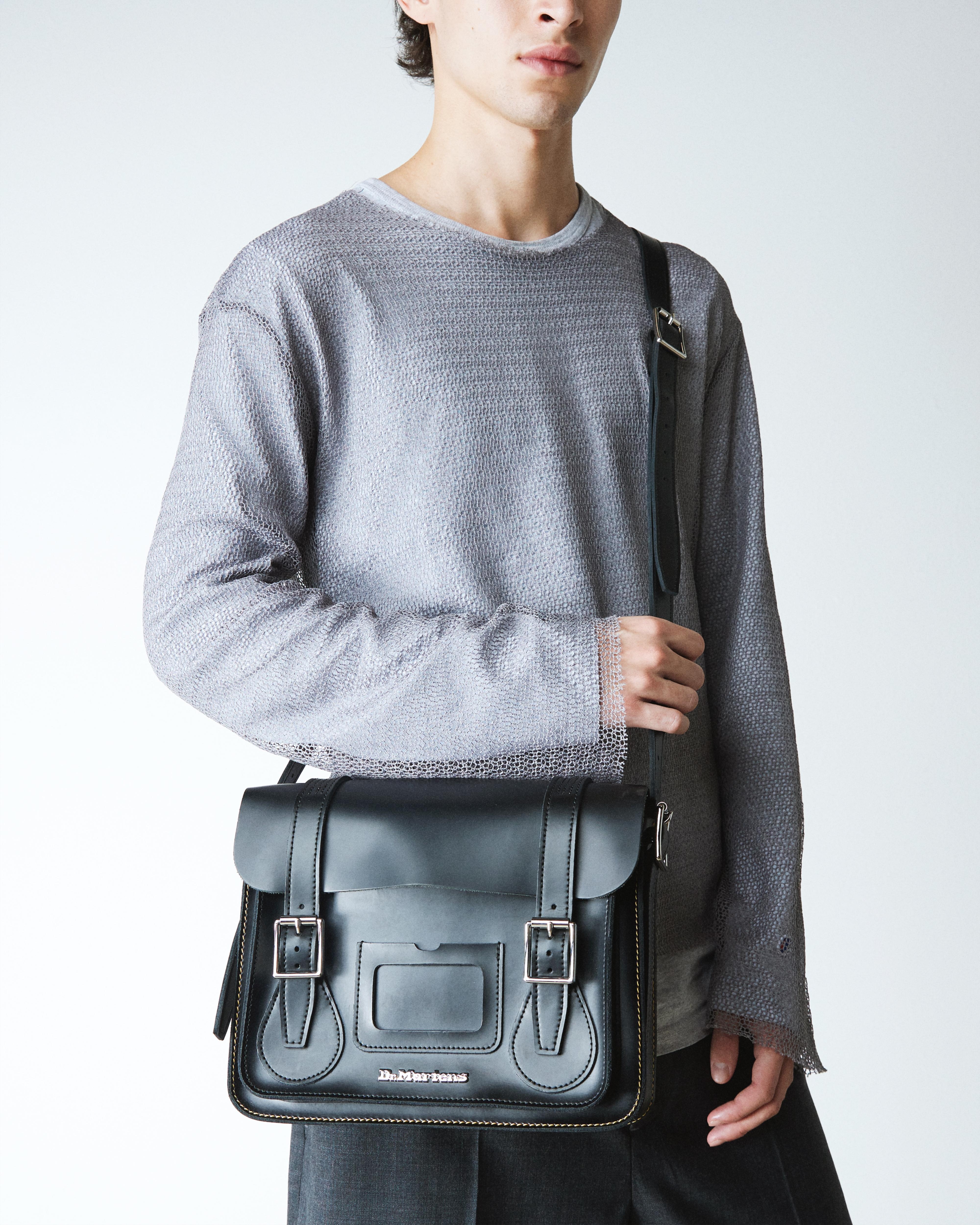 11 inch Leather Messenger Bag - 2