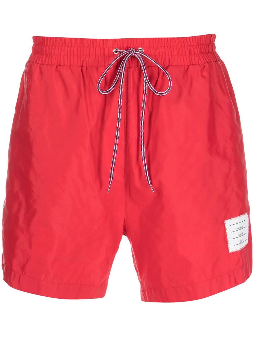 drawstring-waist swimming shorts - 1