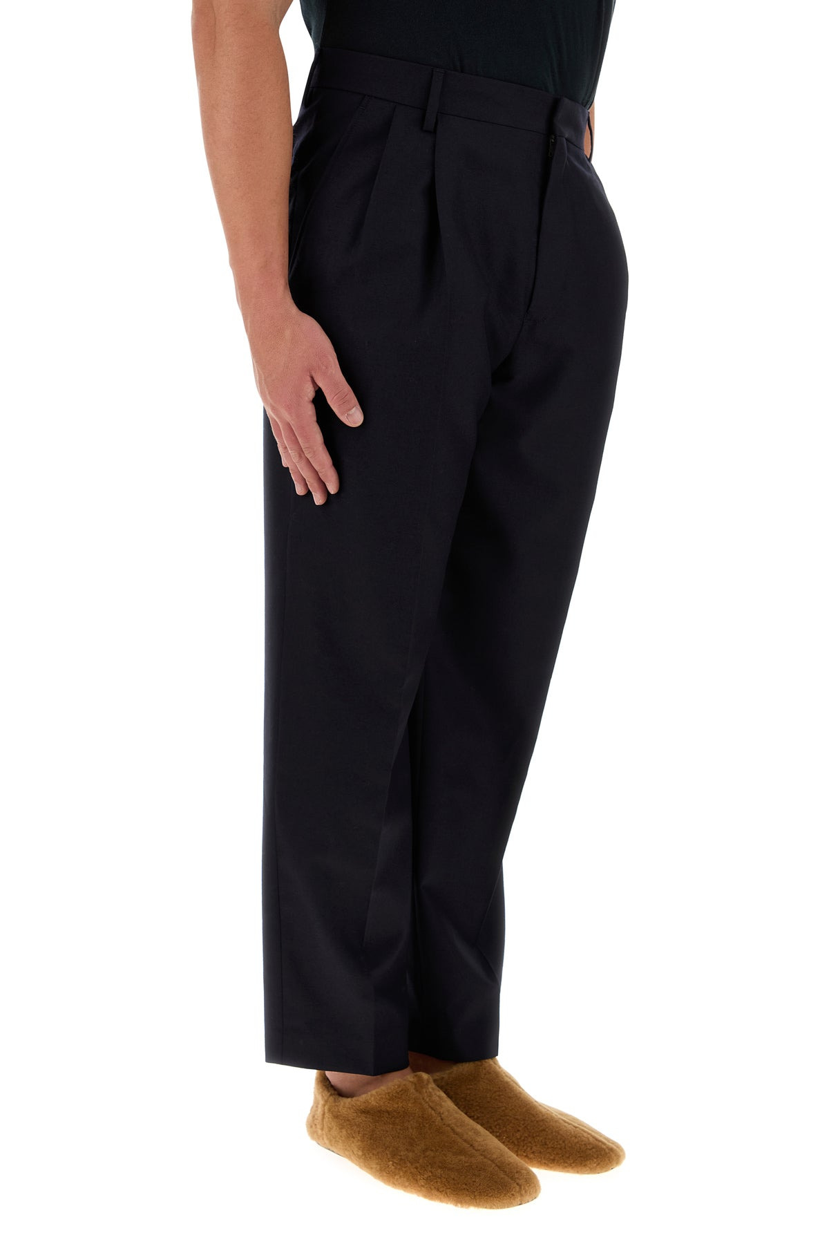 Midnight blue wool Pellow pant - 3
