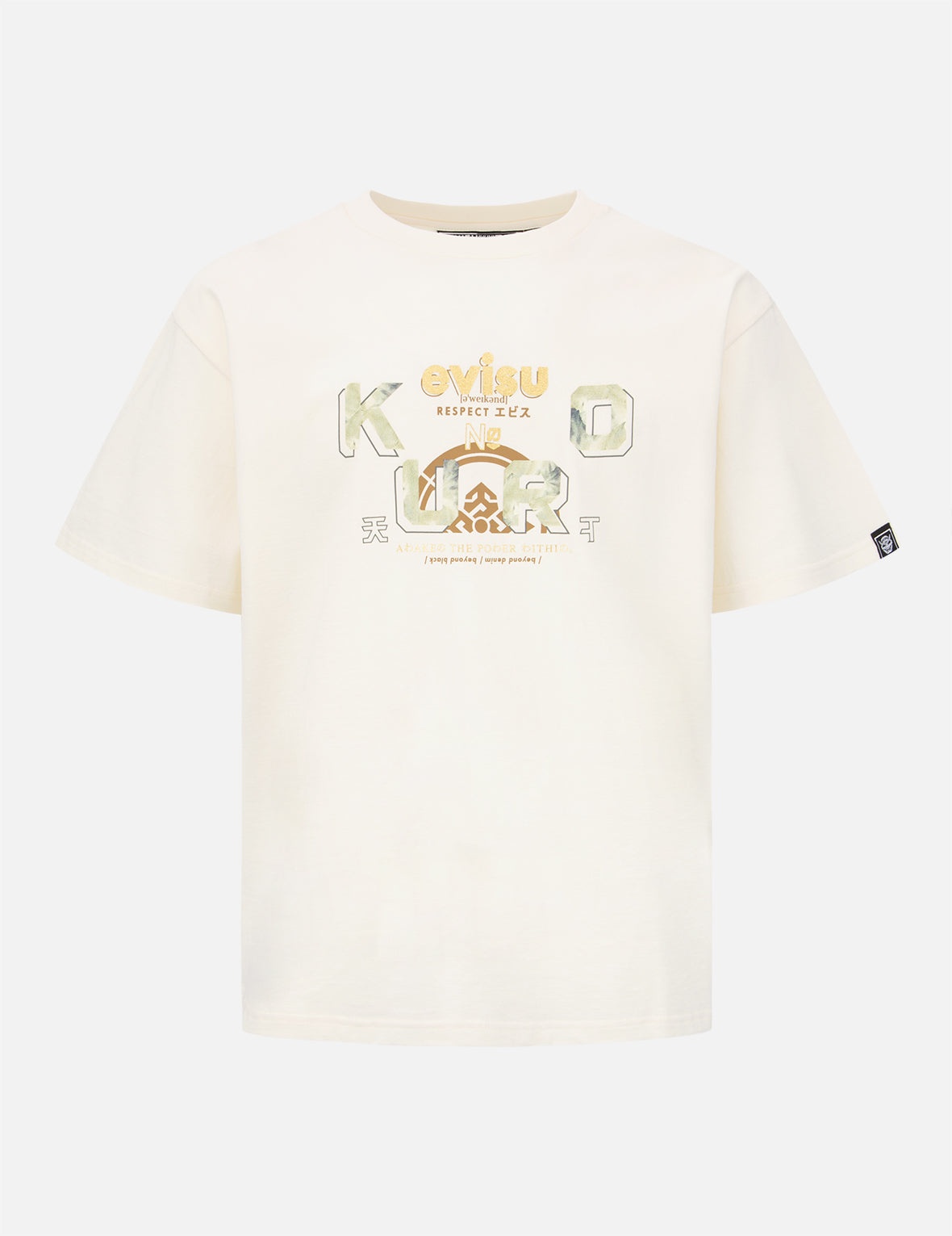 Logo and Kamon Foil Print T-shirt - 7