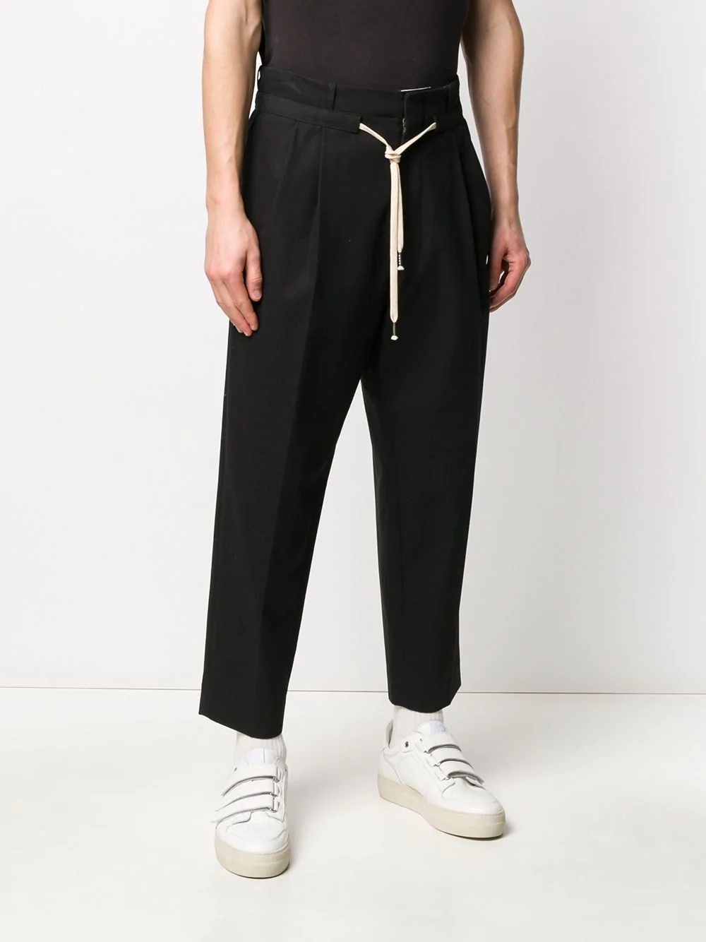 drawstring tailored trousers - 3