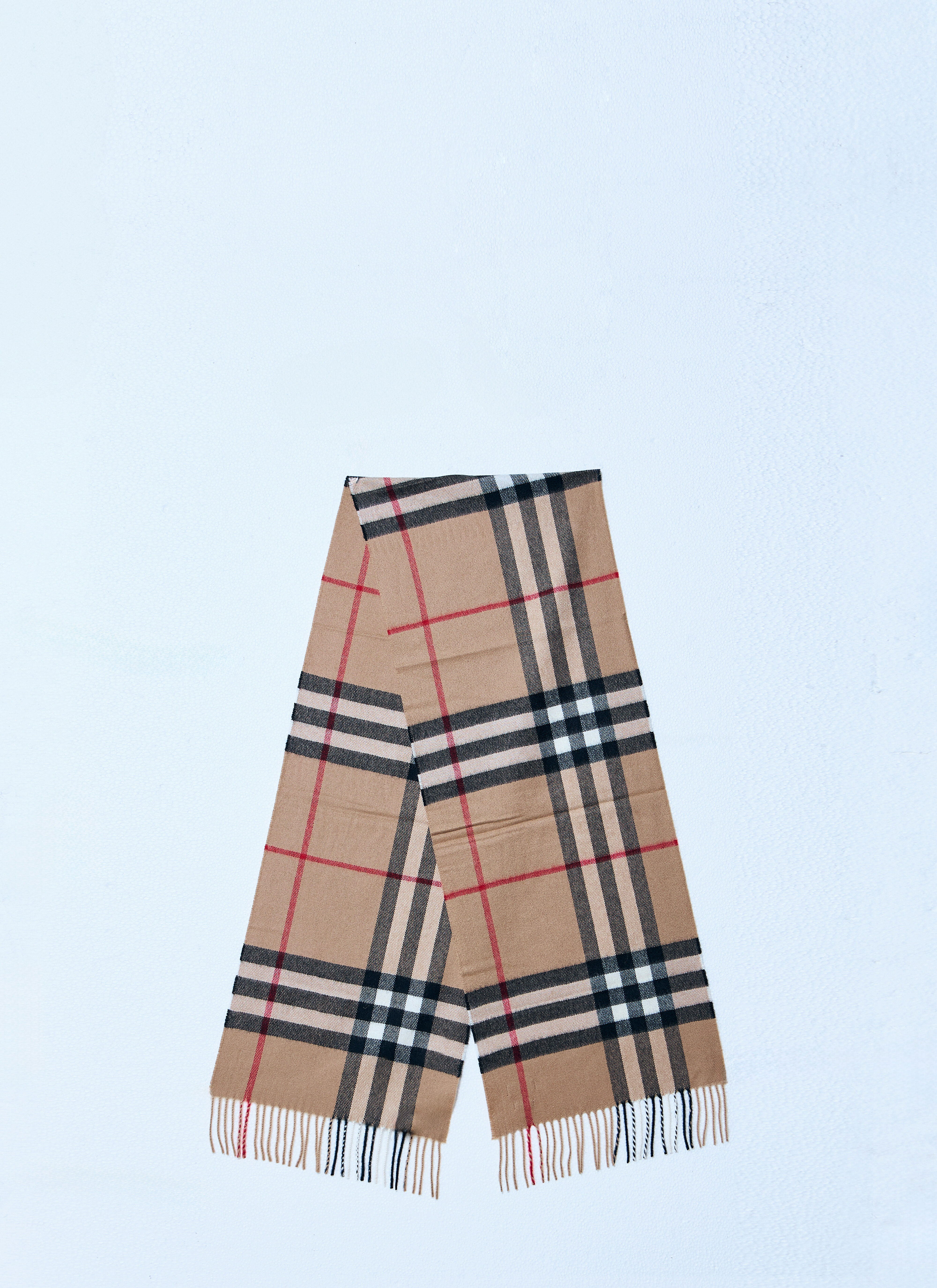 Giant Check Cashmere Scarf - 2