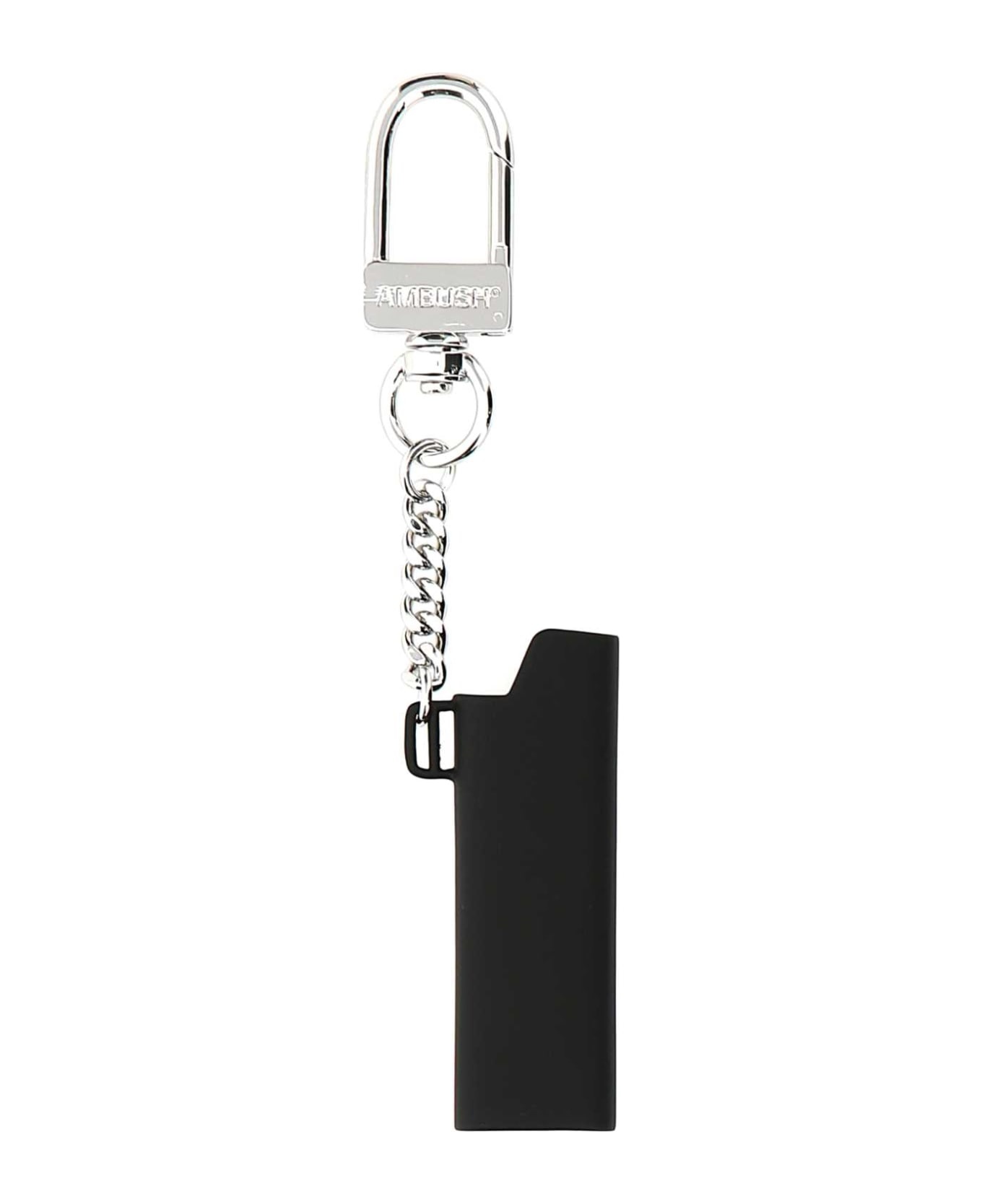 Black Metal Lighter Holder - 2