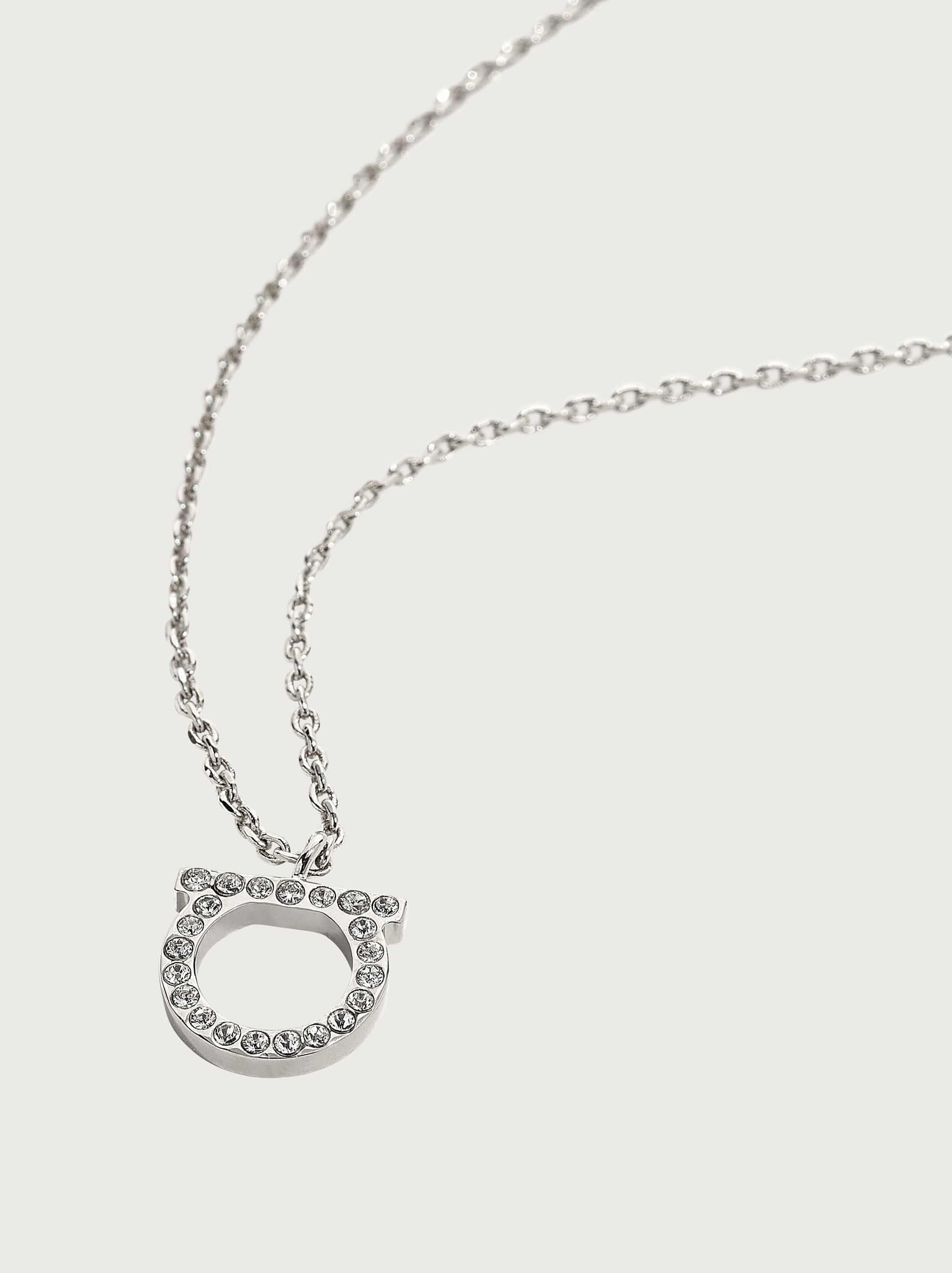 Gancini crystals necklace (L) - 2