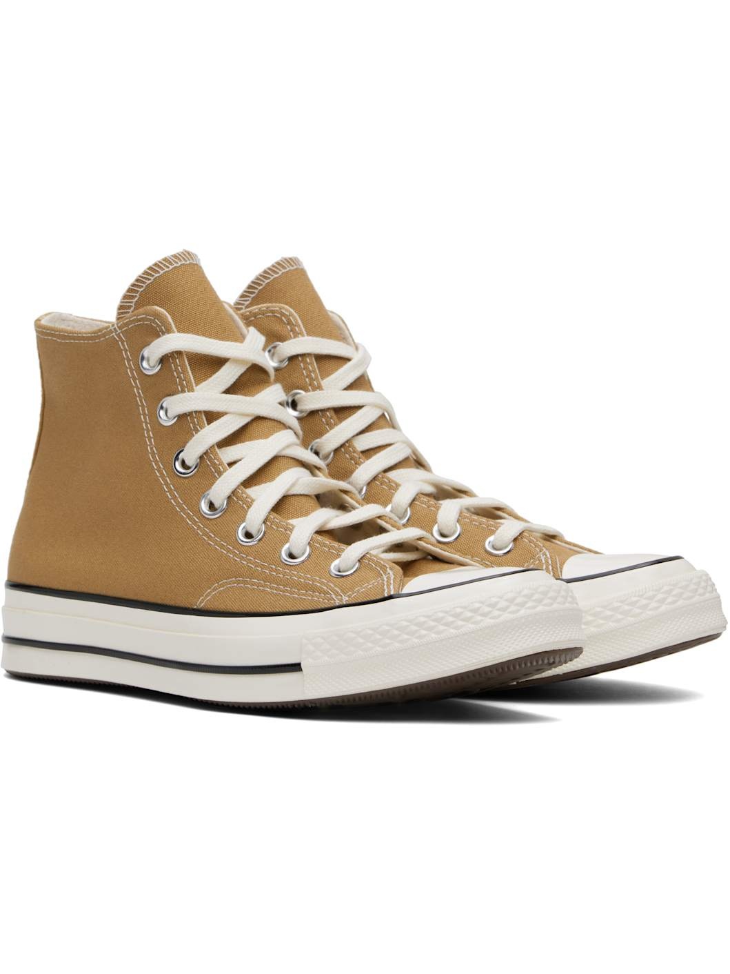 Tan Chuck 70 High Top Sneakers - 4